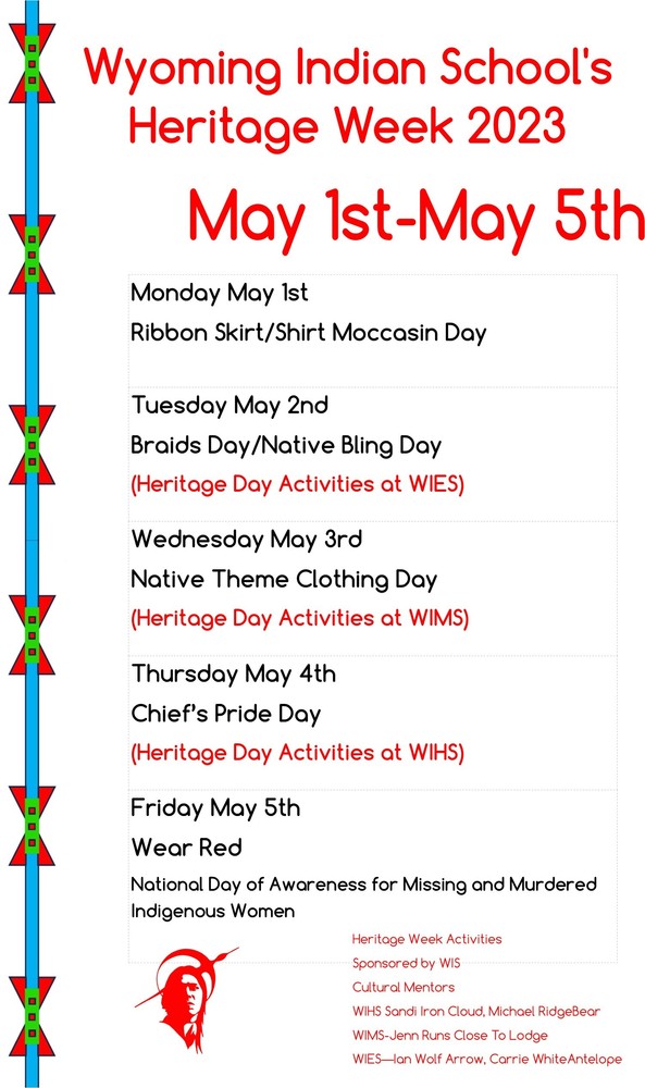 Heritage Week Flyer